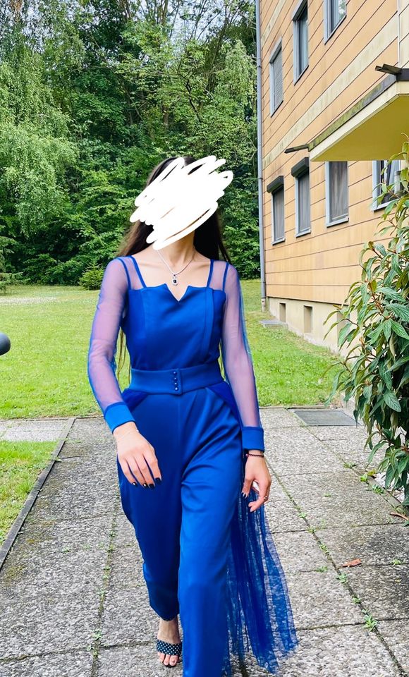 Blaues Jumpsuit mit Schleppe in Diepholz