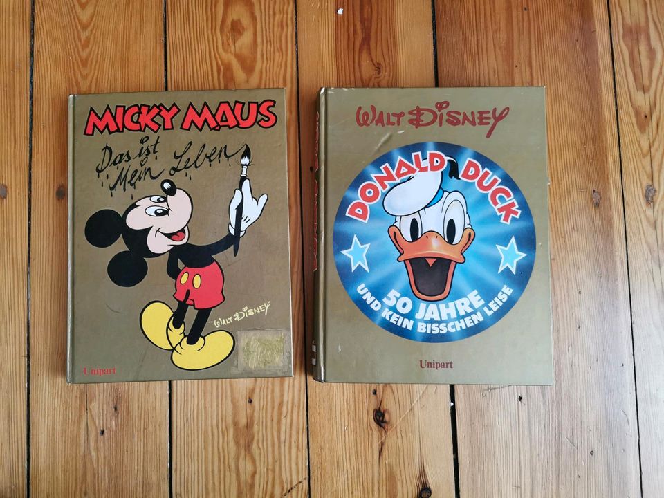 2x Disney Micky Maus Mein Leben Donald Duck 50 Jahre Gebunden HC in Berlin