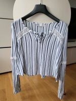 Hollister Bluse Tunika, weiß blau, Gr. XS Frankfurt am Main - Eschersheim Vorschau