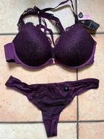 Hunkemöller Set / BH & String 80B/M lila/violett Neu mit Etikett Dresden - Leuben Vorschau