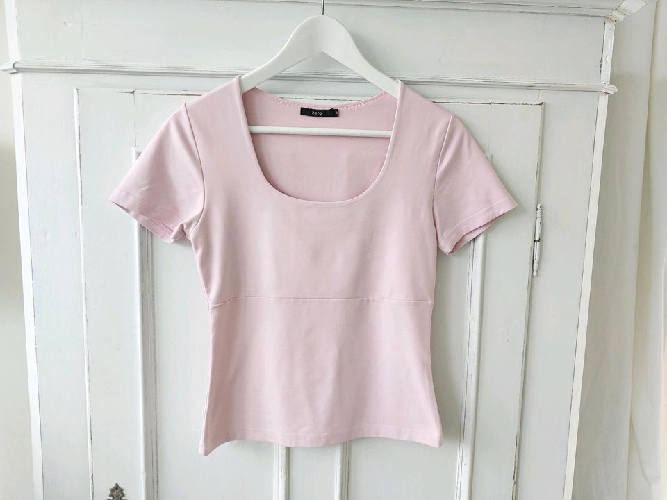 TOP! ZERO süßes Shirt Bluse Top rosa Microfaser Gr. 38 in Hamburg