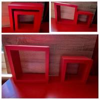 2 Holzregale rot Baden-Württemberg - Bad Krozingen Vorschau