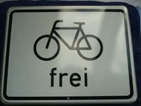 Verkehrsschild Radfahrer frei Bremen-Mitte - Bahnhofsvorstadt  Vorschau