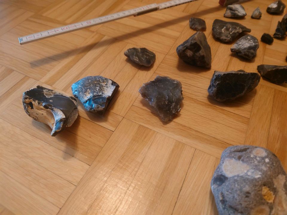 Feuersteine (Flint) fast 4kg verschiedene Größen in Renningen