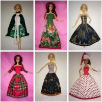 Barbie Puppen Kleider Prinzessin Weihnachten Ballkleid Holiday Brandenburg - Perleberg Vorschau