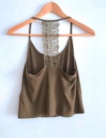 Top mit Spitze am Rücken khaki Topshop neu 34 München - Schwabing-West Vorschau