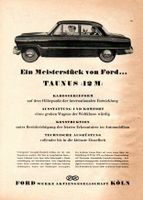 Ford Taunus 12m Werbung - Reklame-Anzeige -Vintage-Deko 1952 Baden-Württemberg - Schopfheim Vorschau