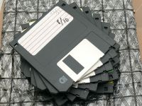 3,5"-Disketten 1,44MB Floppy's in schwarz 10 Stück formatiert Bremen - Osterholz Vorschau