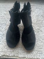 Damen Sandale schwarz Hessen - Gedern Vorschau