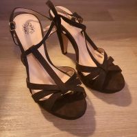 Pumps Damen Sandalen 38 schwarz Riemchen Nordrhein-Westfalen - Velbert Vorschau