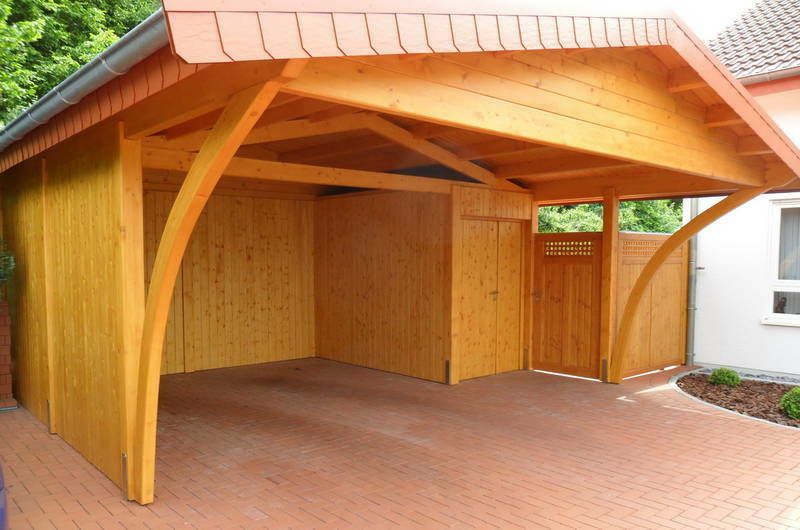 Gartenhaus Blockhaus Carport  Pavillon Holzhaus Pultdach Theken Verkaufsstand Erdbeerverkaufsstand Spargelhütte Weihnachtsmarkthütte Gartenmöbel Carport nach Maß in Rödinghausen