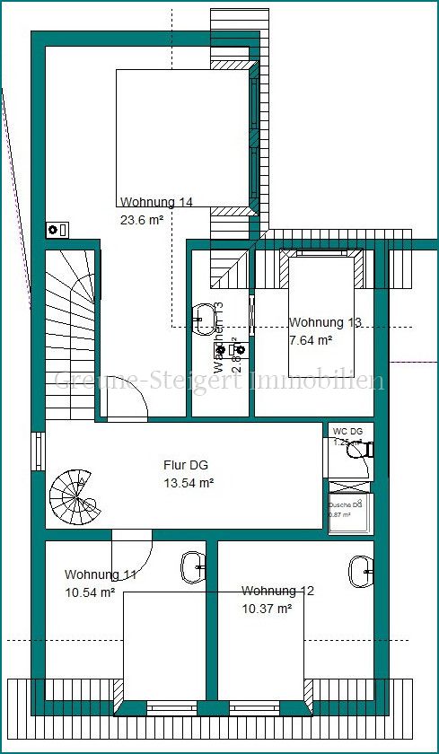 *** Alt eingeführter Beherbergungsbetrieb  im Zentrum von Wolfenbüttel (Hotel Garni) mit Biergarten und kompletter Einrichtung in Wolfenbüttel