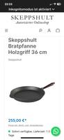 Skeppshult Bratpfanne Guss Eisen 36 cm Holzgriff Bayern - Weilheim Vorschau