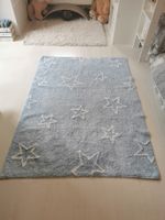 Kinder Teppich in hellblau mit Sternenmotiv 1,20 m x 1,60 m Sachsen - Plauen Vorschau