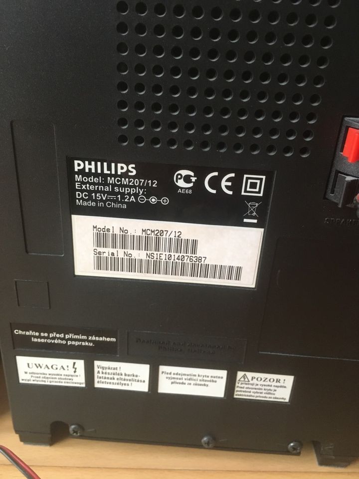 Teilweise funktionsfähige Soundanlage Philips MCM207/12 in München