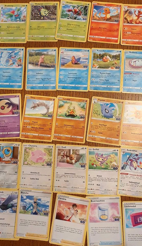 Pokemon go TCG Karten Kinder Set 42 STÜCK in Sonneberg