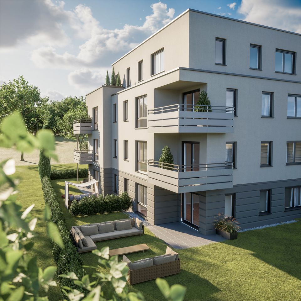 UNO - Top 1-Zimmer Apartment mit Terrasse und Gartenanteil in Ober-Mörlen