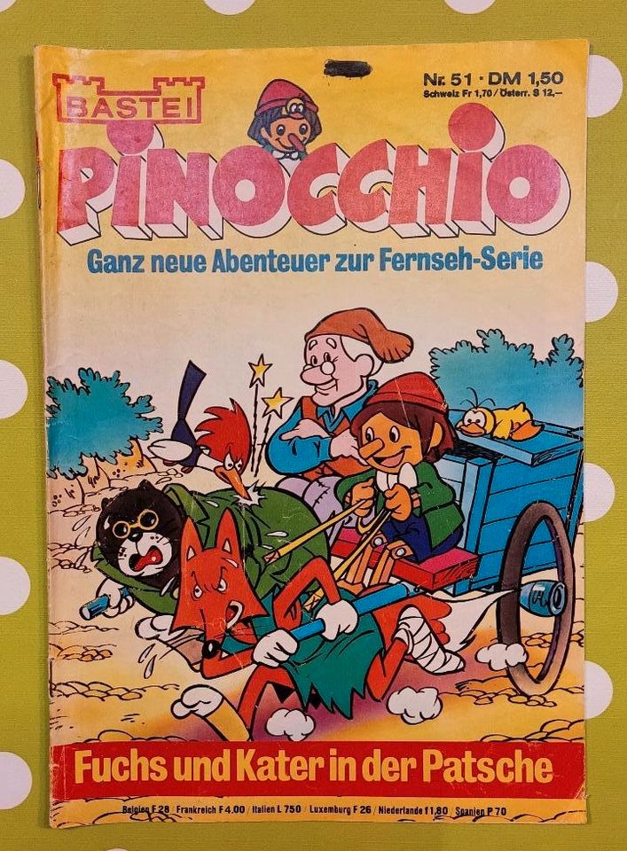 Konvolut Pinocchio Comic Hefte guter Zustand 70er Jahre in Tiefenbronn
