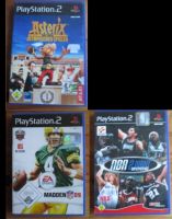 3 Playstation 2, PS2 Spiele, Asterix, Madden, NBA zusammen für 8€ Niedersachsen - Ebstorf Vorschau