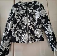 BLOUSON JACKE BOHO H&M SCHWARZ WEISS BLUMEN GR 34 Kr. Dachau - Dachau Vorschau