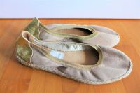 Soher Made in Spain Schuhe Espadrilles rosa gold Leder Gr. 38 Neuhausen-Nymphenburg - Neuhausen Vorschau