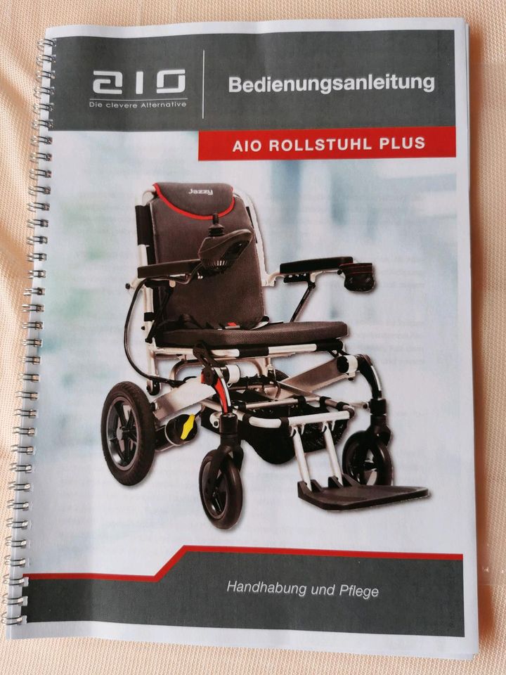 Elektrischer Rollstuhl (Neupreis 5.200€) AIO Plus Jazzy Pride in Buchbach