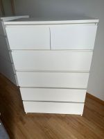 1x IKEA MALM Kommode mit 6 Schubladen Weiß Niedersachsen - Seevetal Vorschau