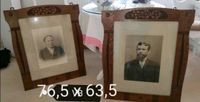 ❤️2 große antike Echtholzbilderrahmen mit alten Portraits❤️ Thüringen - Auengrund Vorschau