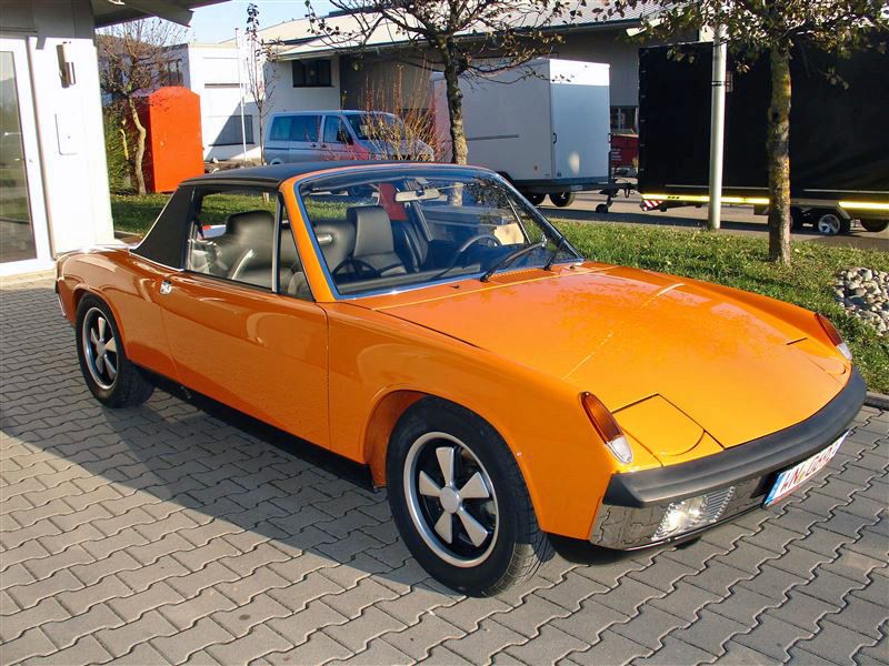 VW Porsche 914/6 - signalorange - schwarze Volllederausstattung in Winnenden