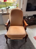 60er 70er Jahre Sessel Lounge Liegestuhl Samt Holz VINTAGE Stuhl Rheinland-Pfalz - Mainz Vorschau