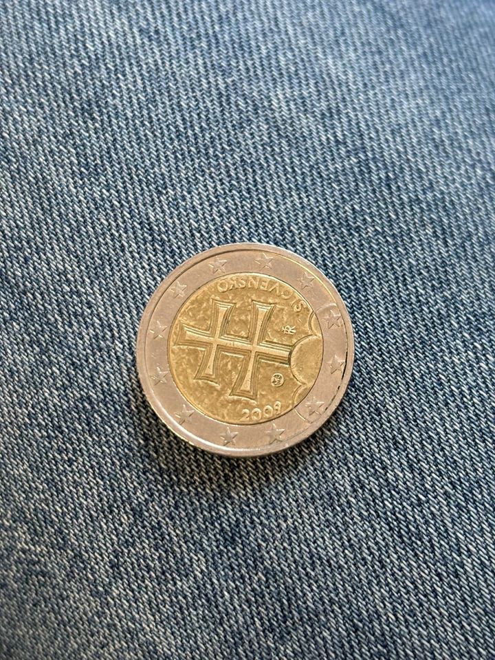 Slowenische 2 Euro Münze in Dörverden