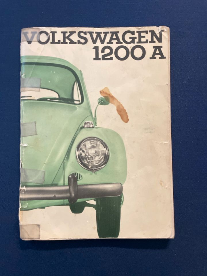 Betriebsanleitung VW 1200A in Felde