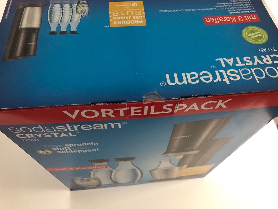 Sodastream Crystal Neu Soda Stream mit 3 Karaffen in Rielasingen-Worblingen