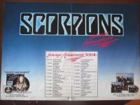 SCORPIONS Tour-Advert 1988 Savage Amusement Metal Accept Hessen - Fischbachtal Vorschau