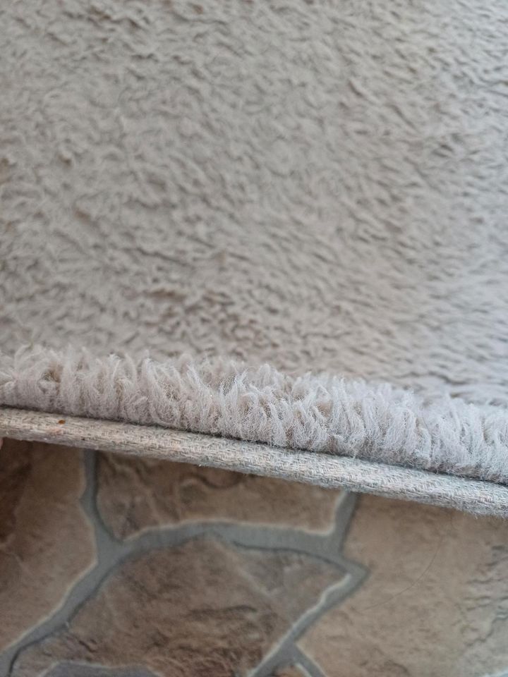 Teppich weich Farbe: Taupe (dunkel beige) in Bönen