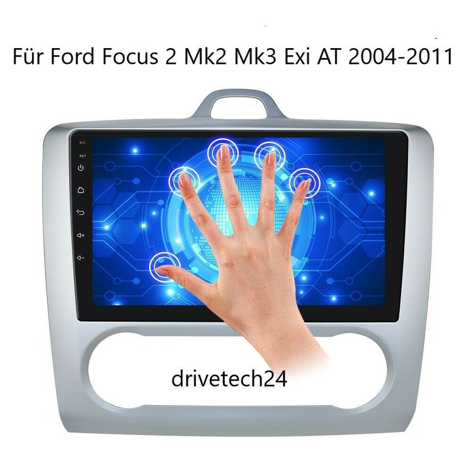 9"  Android 13 Autoradio GPS Navi Für Ford Focus 2 MK2 MK3 Exi AT Bluetooth USB RDS Carplay in Dortmund