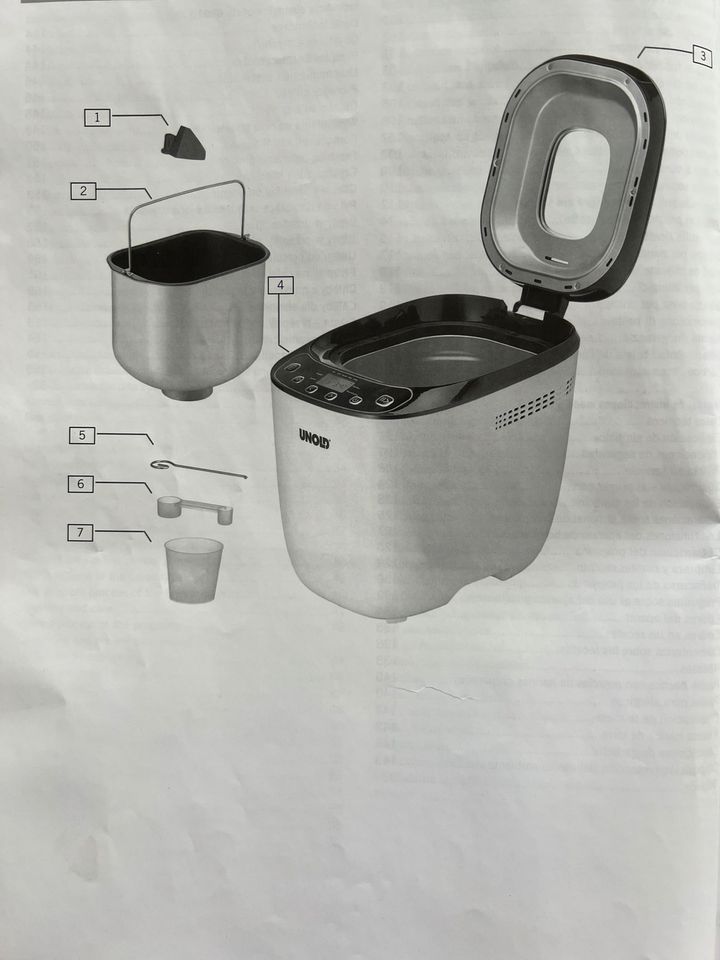 Unold Brotbackautomat Backmeister küchenmaschine kleingeräte in Frankfurt am Main