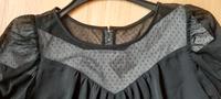 Rockabilly Bluse Punkte schwarz Chiffon 36 38 Schleswig-Holstein - Bargteheide Vorschau