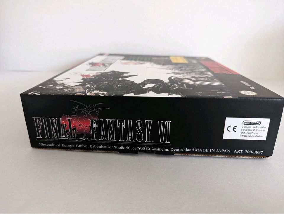 BIG BOX - Final Fantasy 6 - SNES SUPER NINTENDO Verpackung in Hannover