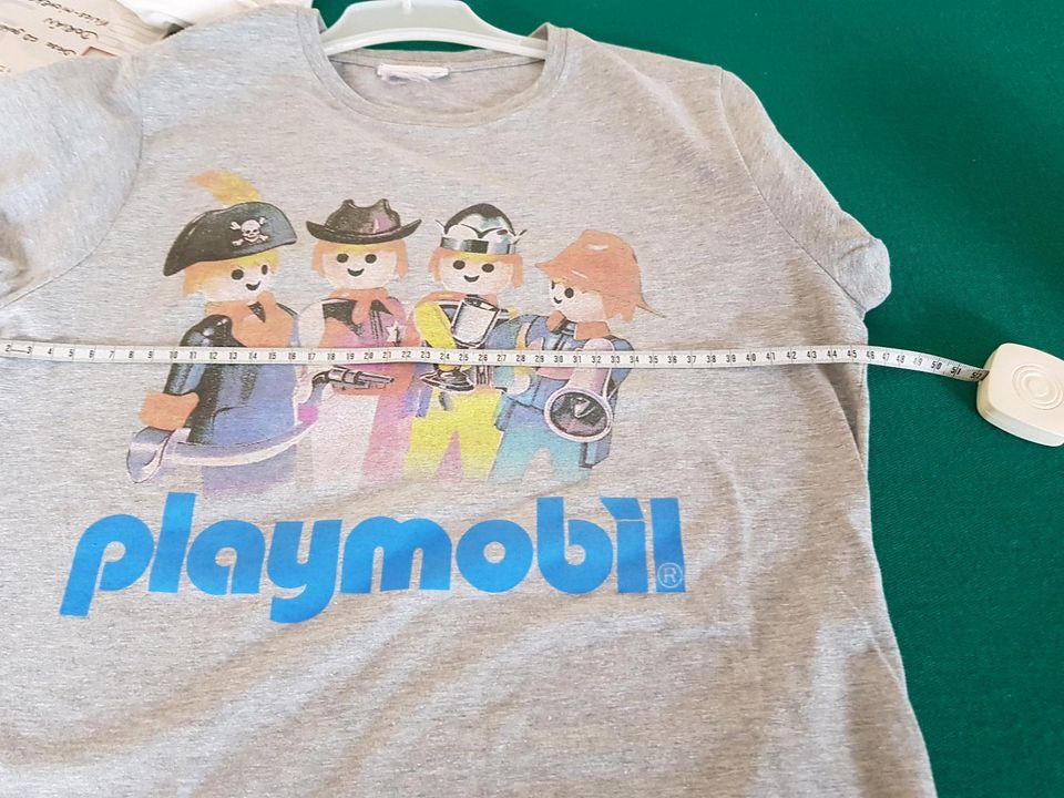 2* PLAYMOBIL® T-Shirt ➺ M grau XXL weiß ⭐ neu  Sammeln in Saarbrücken