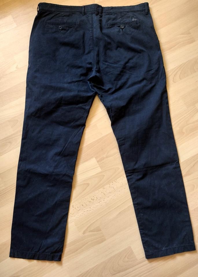 Baumwollhose im Jeansschnitt von GARDEUR - Gr. 58 - Farbe: blau in Nortmoor
