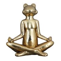 Meditierende Frosch Yoga Figur in Gold Zen Garten defekt Nordrhein-Westfalen - Gladbeck Vorschau