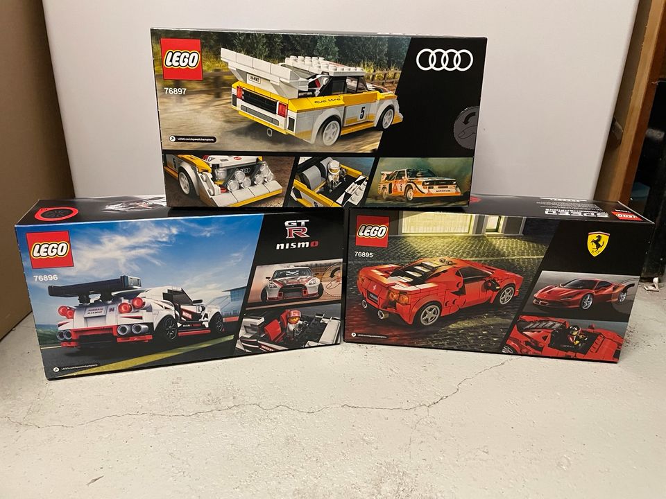 Lego 76897 Audi 76896 Nissan 76895 Ferrari Speed Sammlung in Kerpen