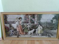 altes Bild "Mutter mit Kind im Schlossgarten " Sachsen-Anhalt - Teutschenthal Vorschau
