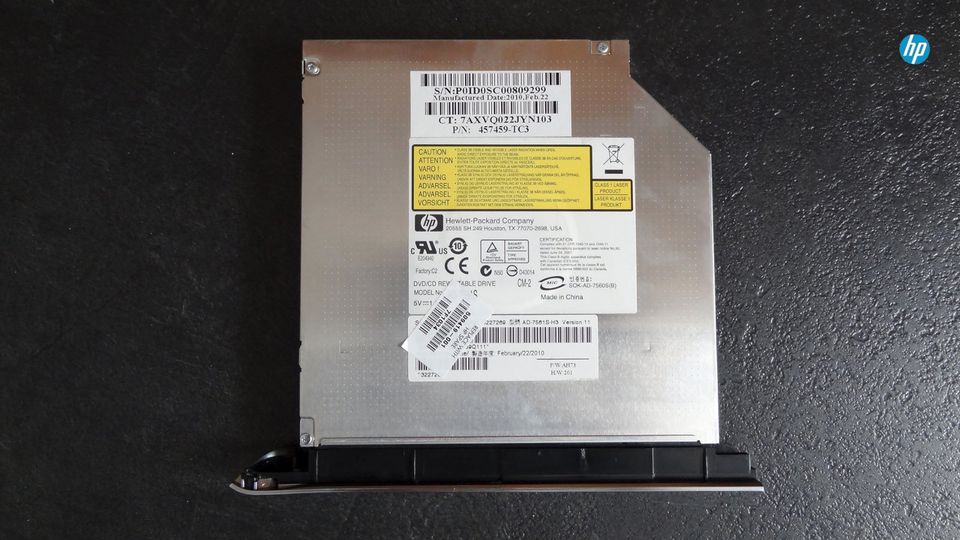 DVD-Brenner HP Pavilion dv7-3127eg (Laufwerk mit Blende) in Gelsenkirchen