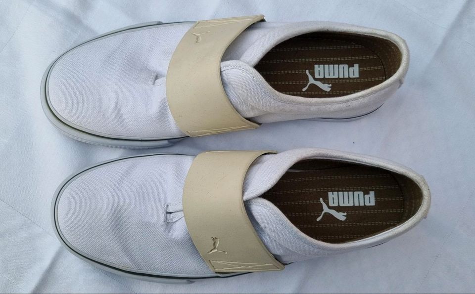 PUMA EL REY Slip-On Größe 42,5 UK 8,5 NEU weiß in Hoppegarten