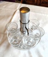 Likörspender + 6 Gläser, Glas, 50`er Jahre Vintage, Blickfang Baden-Württemberg - Mühlhausen Vorschau