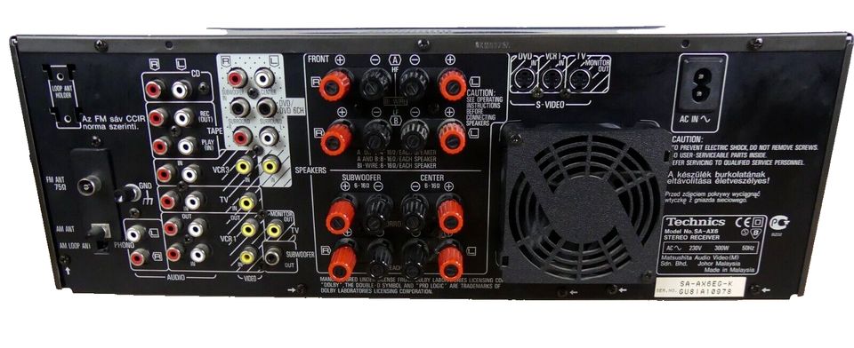 TECHNICS AV Control Stereo Receiver SA-AX6 Verstärker in Ahrensbök