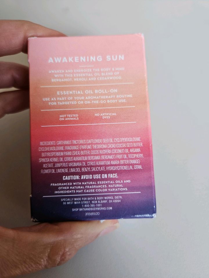 Bath and body works kerze Awakening Sun Roll on Neu in Schwabmünchen