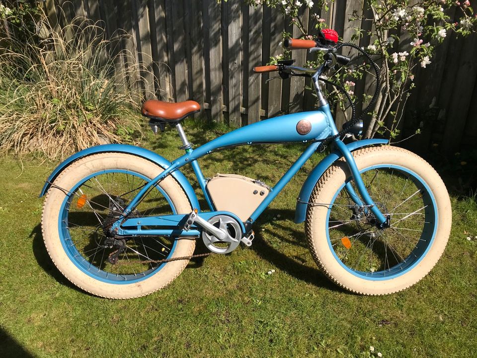 Fahrrad E Bike Reyvolt Beachin Blau in Handewitt